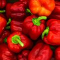 red and green bell peppers